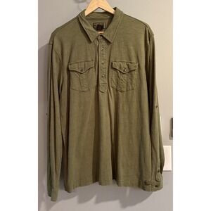 Lucky Brand‎ Polo Shirt Standard Issue Pullover Pocket Golf Beach Men's XXL